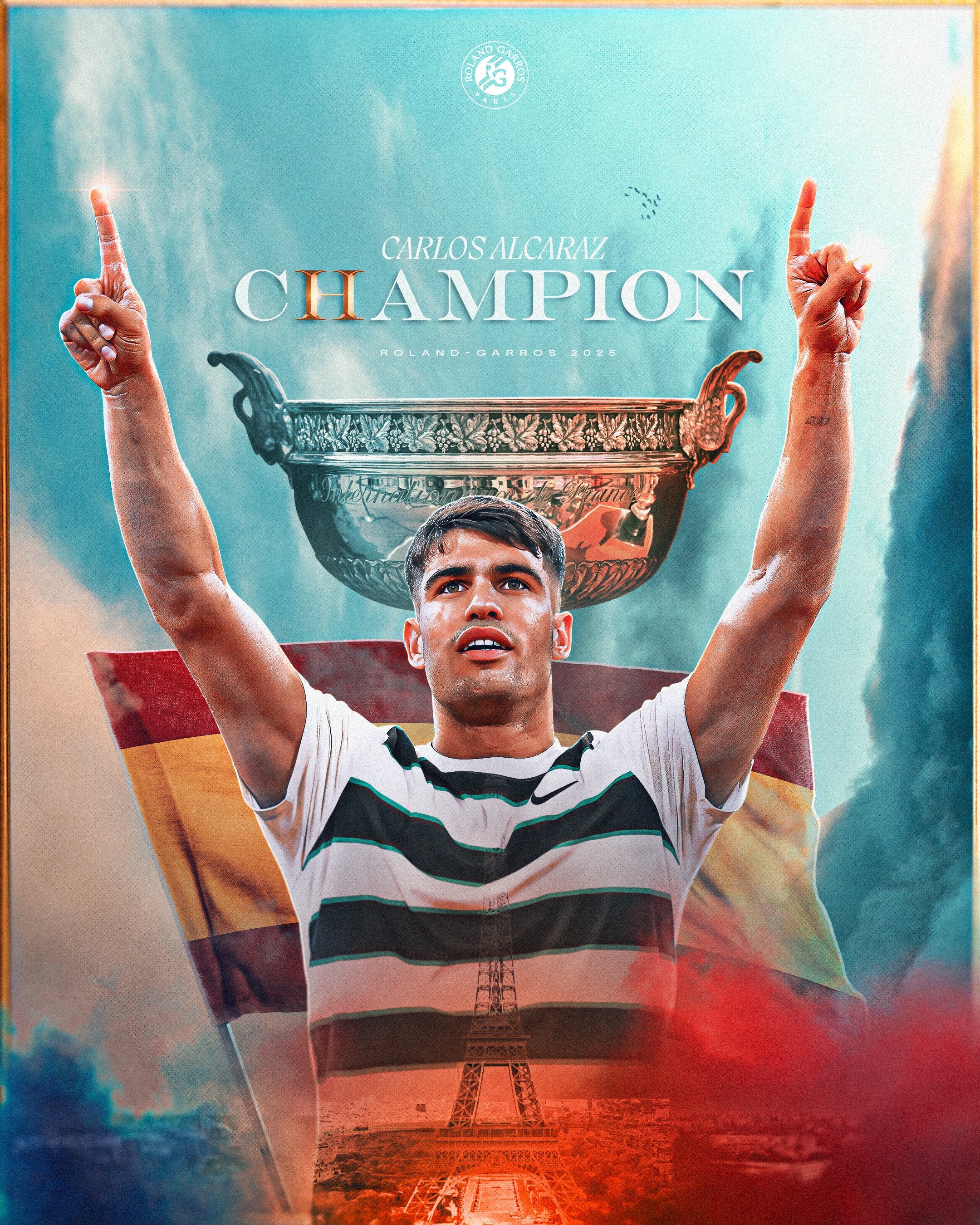 比赛输了，逆转也没看成?西班牙赛前踩场球员围着看法网决赛